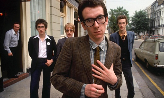 Elvis Costello and the Attractions in 1979.